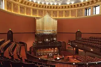 Intérieur de la Lovely Lane Methodist Church à Baltimore (Maryland).