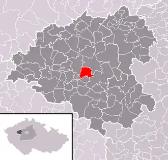 Localisation de Lubná