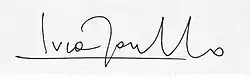 signature de Luca Cordero di Montezemolo