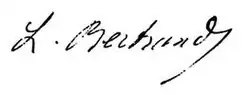 signature de Lucy Berthet