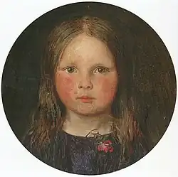Portrait de Lucy Madox Brown par son père, Ford Madox Brown