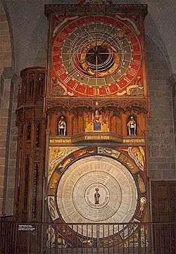 Lund (Suède), cathédrale, horloge astronomique.