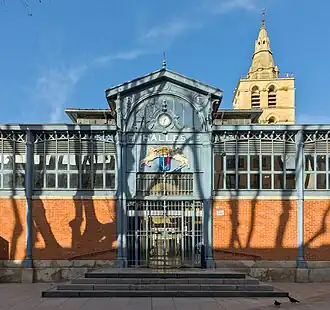 Les halles de Lunel, construites entre 1908 et 1910.