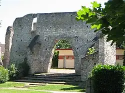 Ruines du moulin de Roziau, XVe&nbsp;siècle, Lunery.