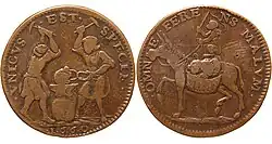 Jetons à l'effigie de Lustucru, 1660.