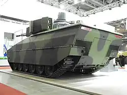 Vue de trois-quarts arrière du Lynx KF31