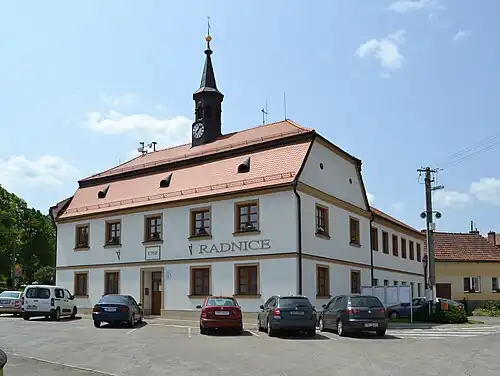 Lysice : hôtel de ville.