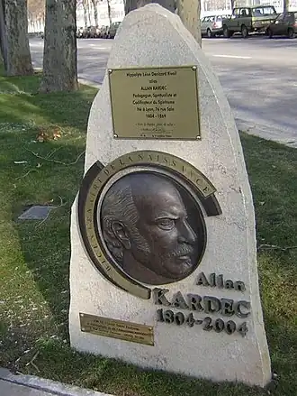 Mémorial lyonnais dédié à Allan Kardec