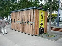 Photo d'une consigne Box MétroVélo.