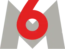 Logo de M6 du 31 août 1987 au 1er septembre 1999.