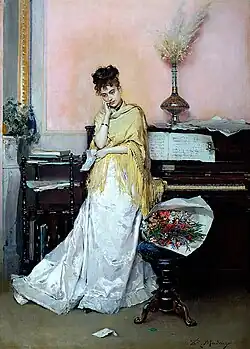 Le Bouquet, vers 1890, localisation inconnue.