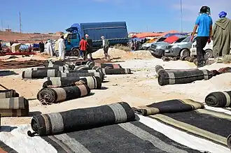 Marché de Khaïmas en Algérie.