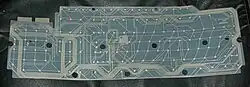 Membrane d'un clavier moderne à membrane.