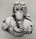 Le Ganesh de Pialma, sculpture en stuc peint, région de Khotan, VIe ou VIIe&nbsp;siècle, Metropolitan Museum of Art, New York.