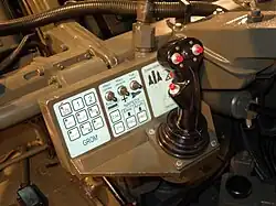 Panneau de commande du Grom