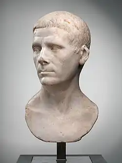 Portrait d'un homme. Entre 1 et 50 EC. Villa romaine de Chiragan. Musée Saint-Raymond. Portrait d'époque (?)