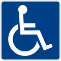 Accessible aux personnes handicapées