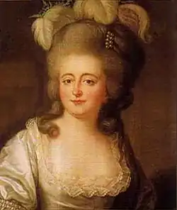 Madame de Montesson par Élisabeth Vigée-Lebrun, vers 1779.