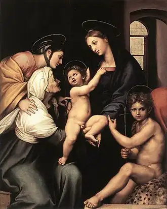 Raphaël, La Vierge de l'Impannata, 1513-1514.