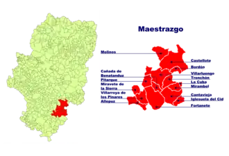Localisation de Maestrazgo