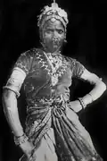 Danseuse Mahari de l'Odisha, courant du XXe&nbsp;siècle