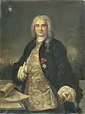 Portrait de Mahé de la Bourdonnais par Charles Giron