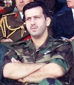 Maher al-Assad, frère du président Bachar el-Assad, général de la 4e division blindée.