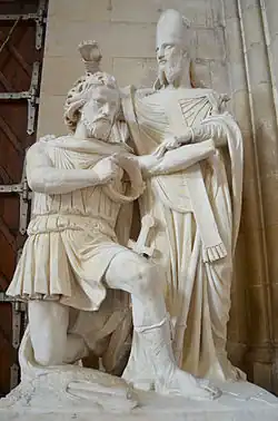 Le Baptême de Clovis par Saint Rémi (1865), église Notre-Dame de Cholet.