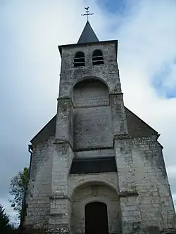 Façade de l'église.