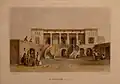 Adolphe d'Hastrel : Une habitation à Gorée (maison d'Anna Colas) (vers 1845).