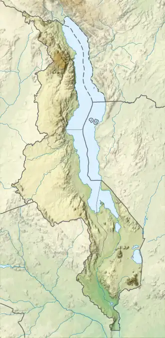Voir sur la carte topographique du Malawi