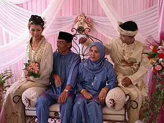 Mariage de Malais singapouriens en 2008