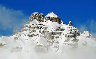 Face sud de la Malgrubenspitze.