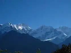 Montagnes englacées.