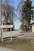 Entrée de La Lizerne.