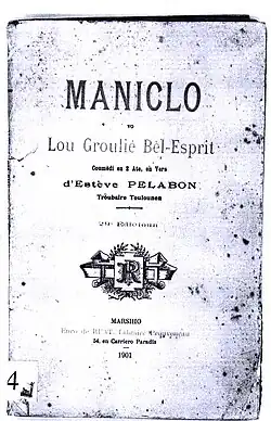 Maniclo, édition félibréenne de 1901