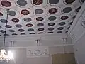 Détail du plafond d'un ancien salon