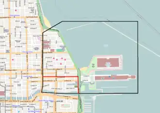 Localisation de Streeterville