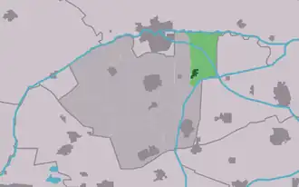 Localisation de Driezum