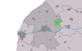 Localisation de Peins