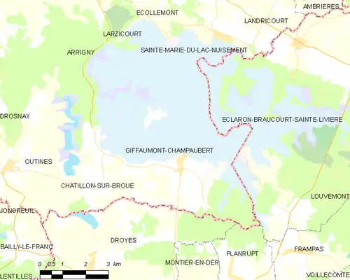 Carte de la commune.