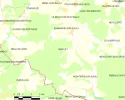 Carte de la commune.