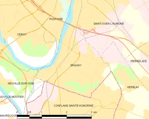 Carte de la commune.