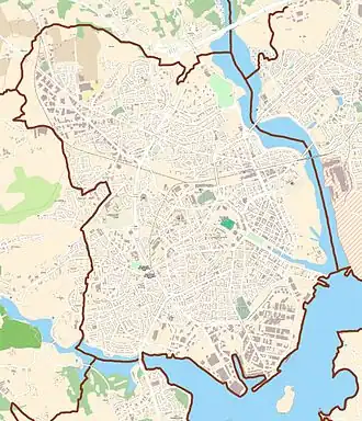 voir sur la carte de Lorient