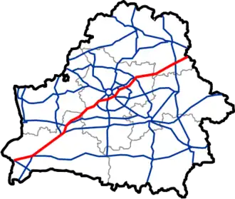 Image illustrative de l’article Autoroute M1 (Biélorussie)