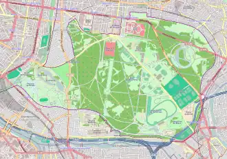 voir sur la carte du bois de Vincennes