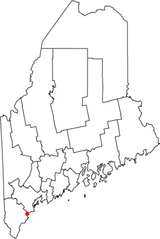 Localisation de Old Orchard Beach