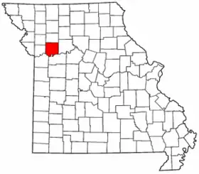 Localisation de Comté de Ray