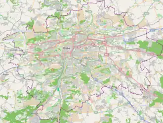 voir sur la carte de Prague