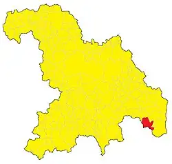 Localisation de Mongiardino Ligure